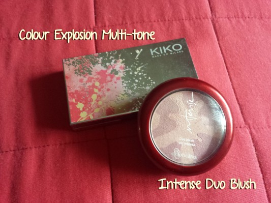 blush intense duo do boticario e blush multi-tom colour explosion da kiko em 03 active mauve